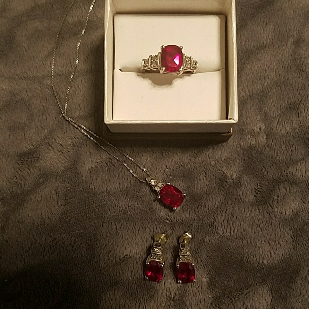 Ruby & Diamond set